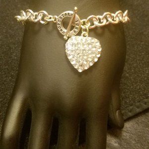 Bracelet Aeropostale heart silver